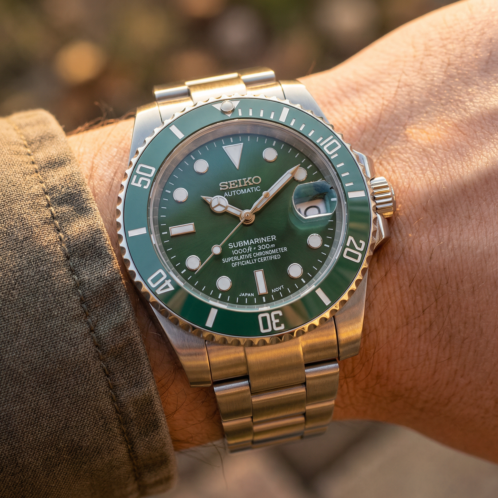 Mod Submariner Green Hulk