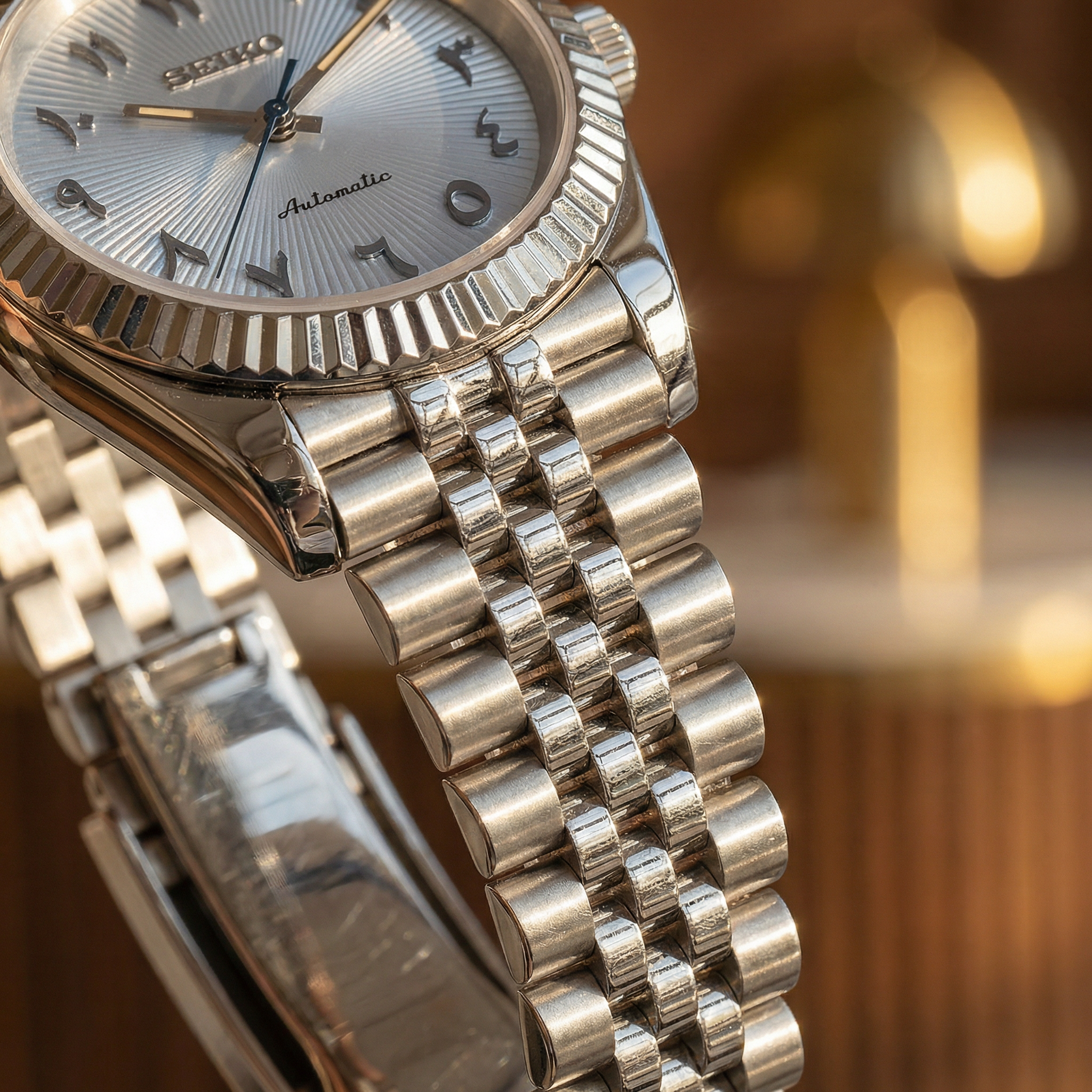 Mod Datejust Arabic Light Blue