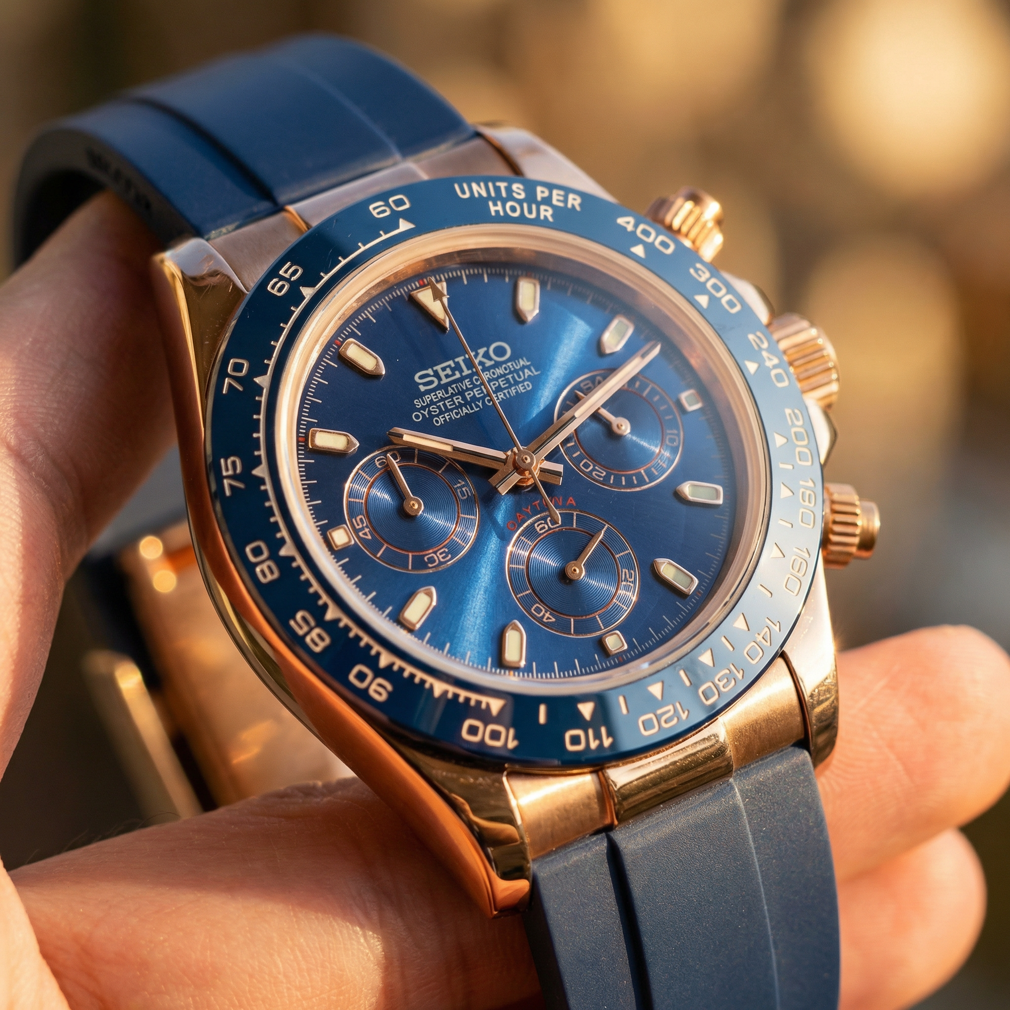 Mod Daytona Blue Rose