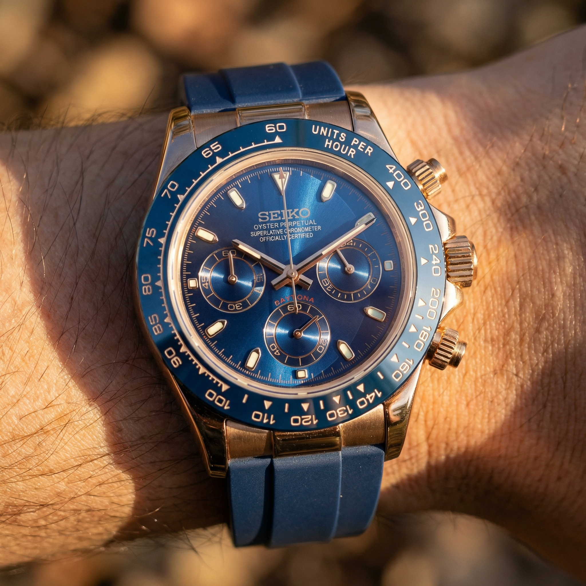 Mod Daytona Blue Rose