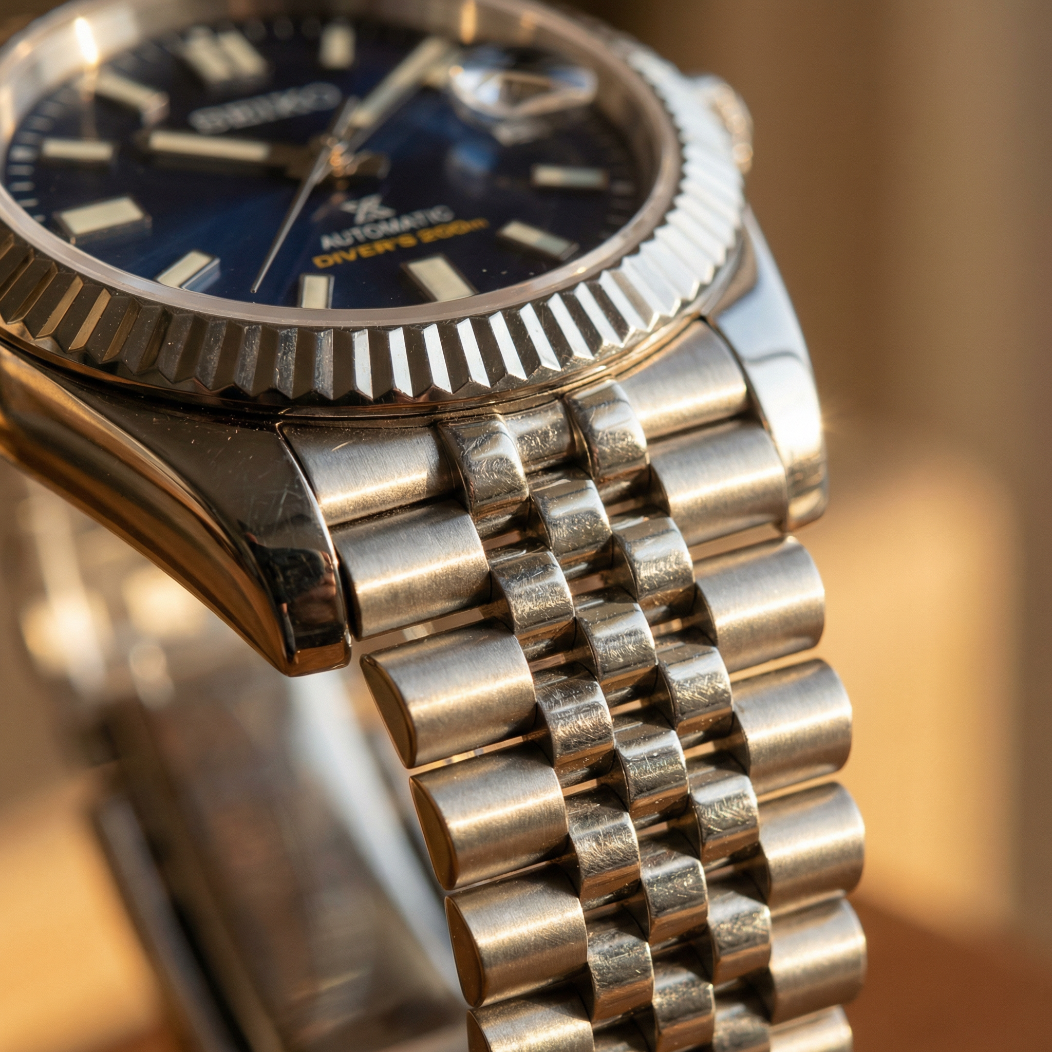 Mod Datejust Silver Blue