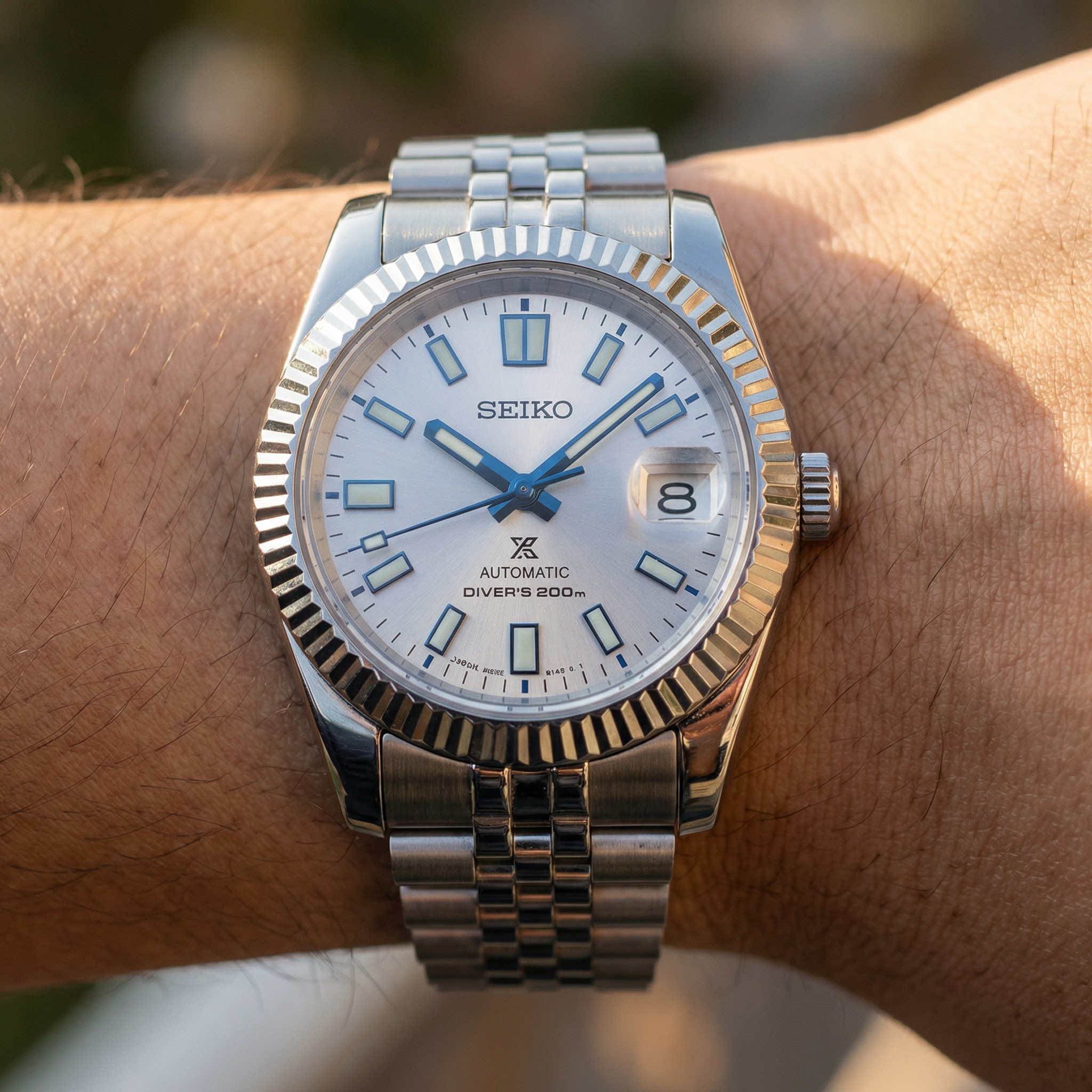 Mod Datejust Quadrante Bianco
