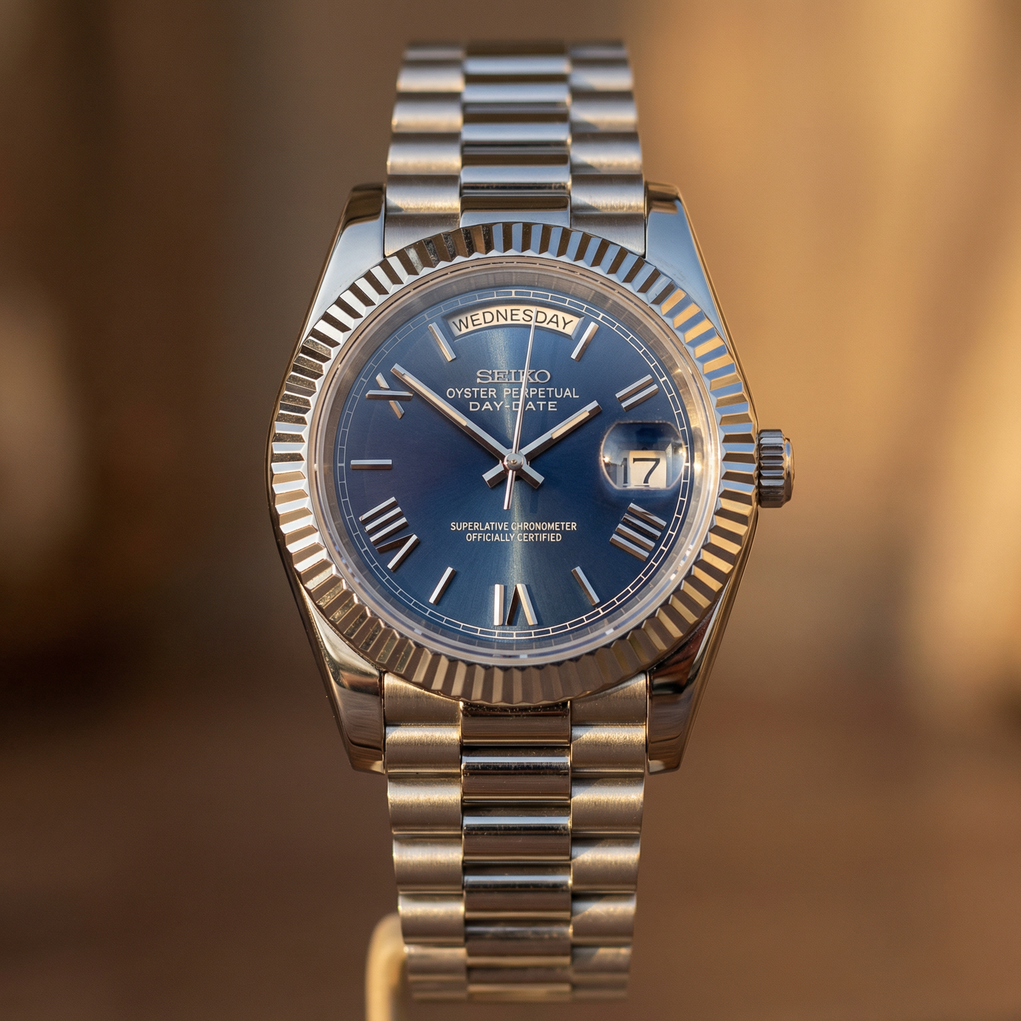 Mod Day-Date Blue Classic
