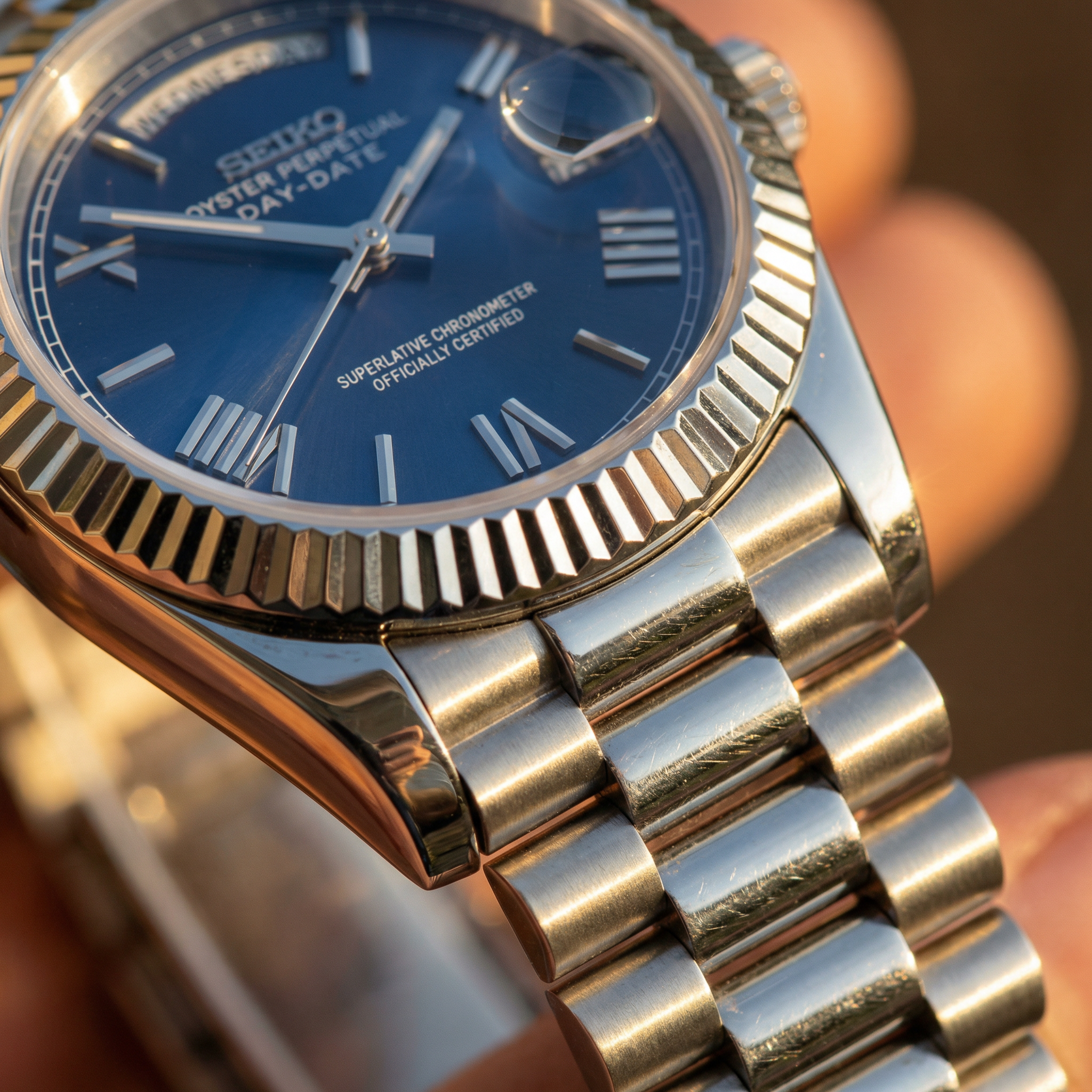 Mod Day-Date Blue Classic