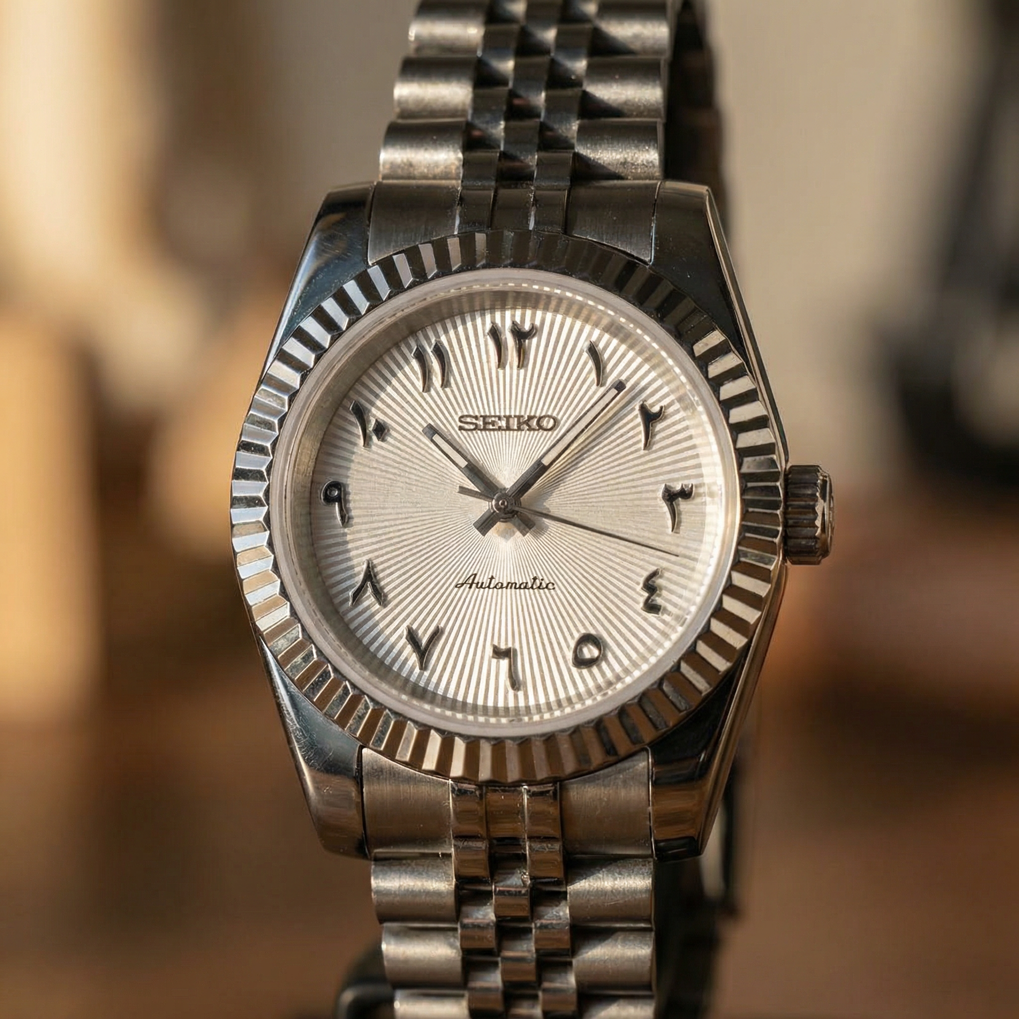 Mod Datejust Arabo Bianco