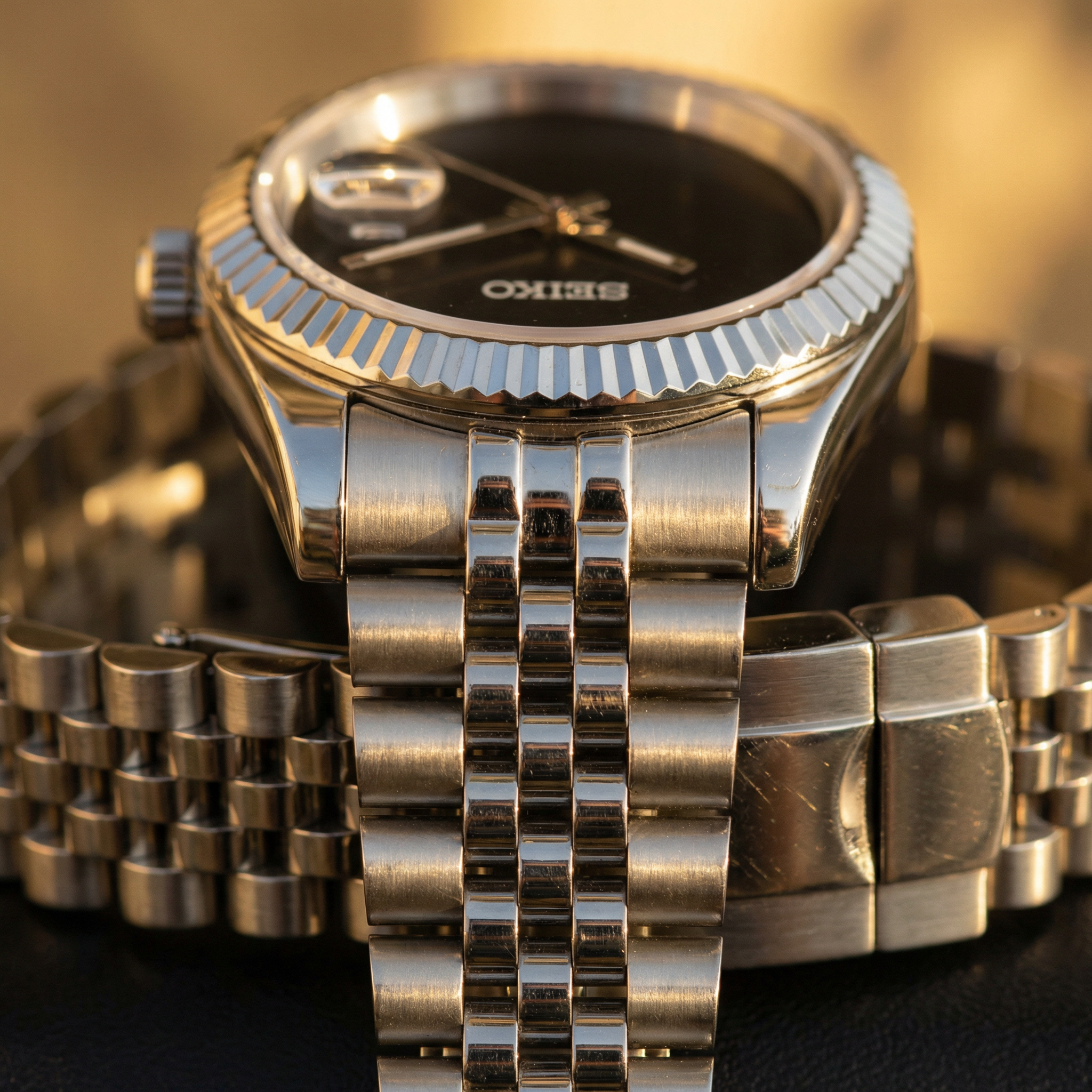 Mod Datejust Already Late Black