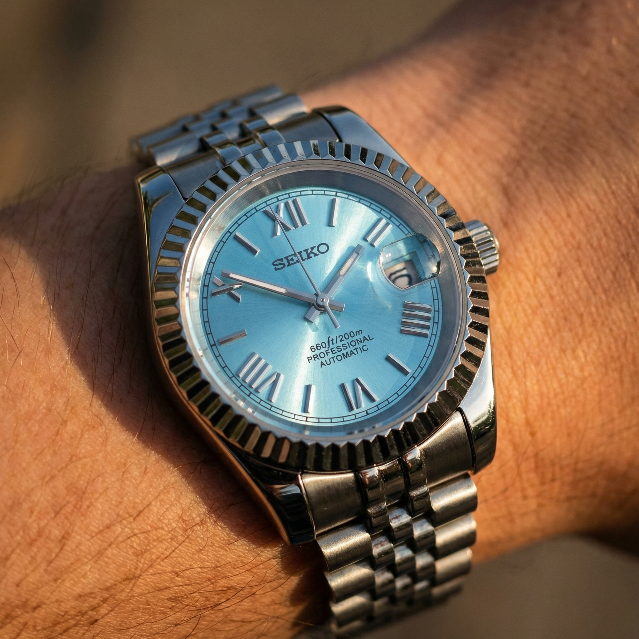 Mod Datejust Sky Blue