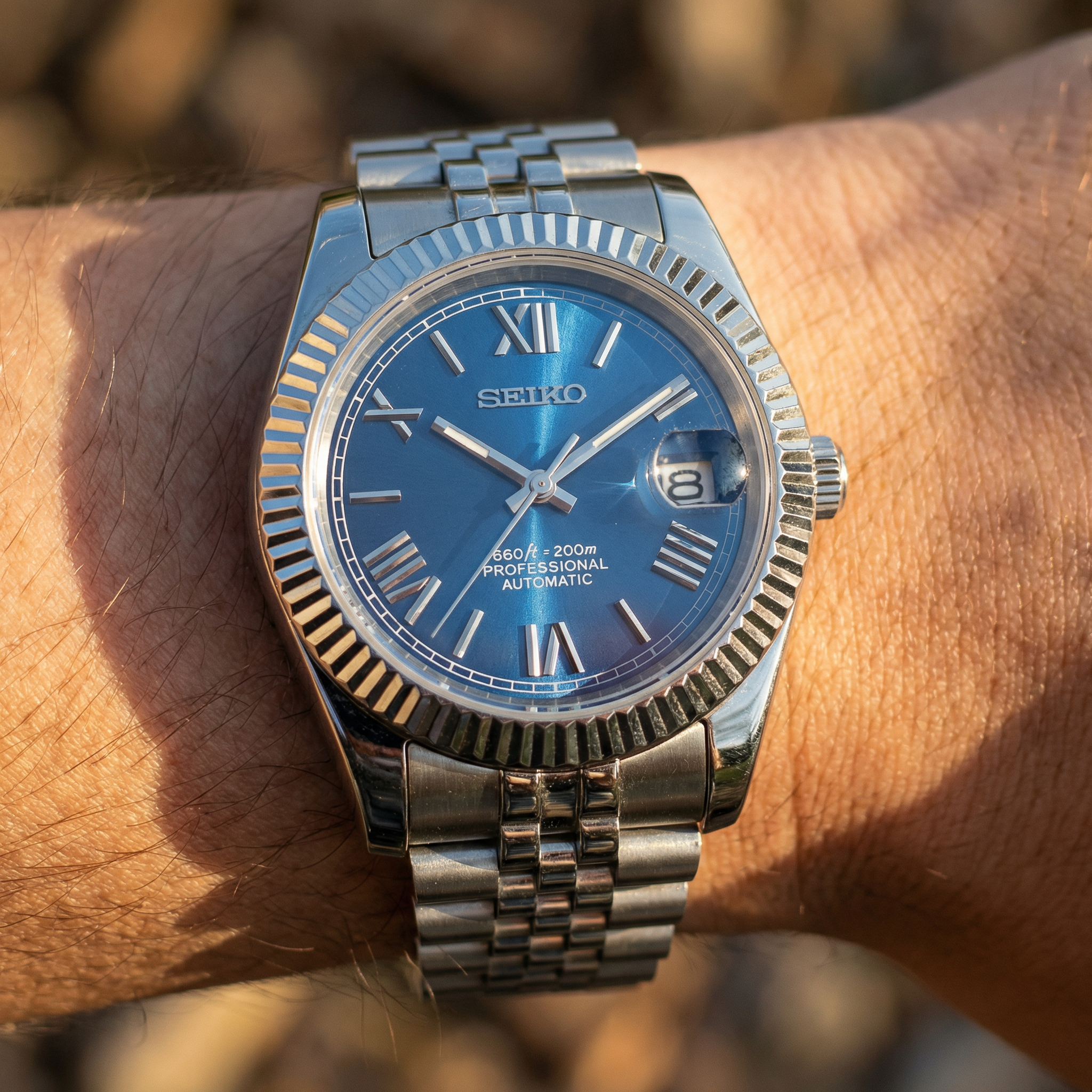 Mod Datejust Classic Blue