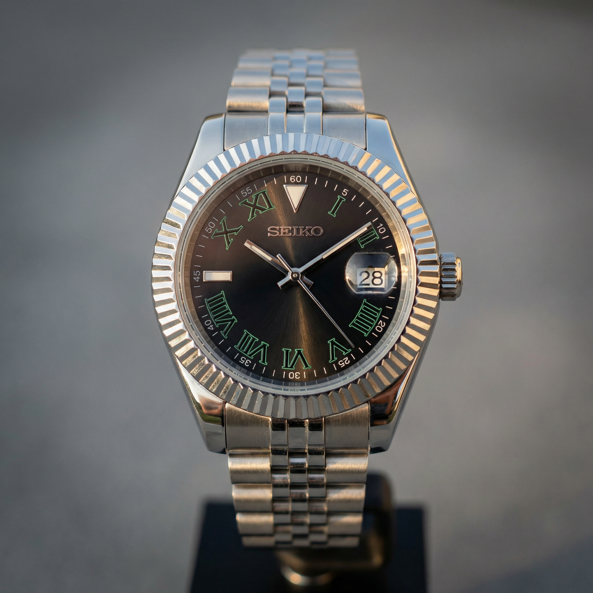 Mod Datejust Black Wimbledon