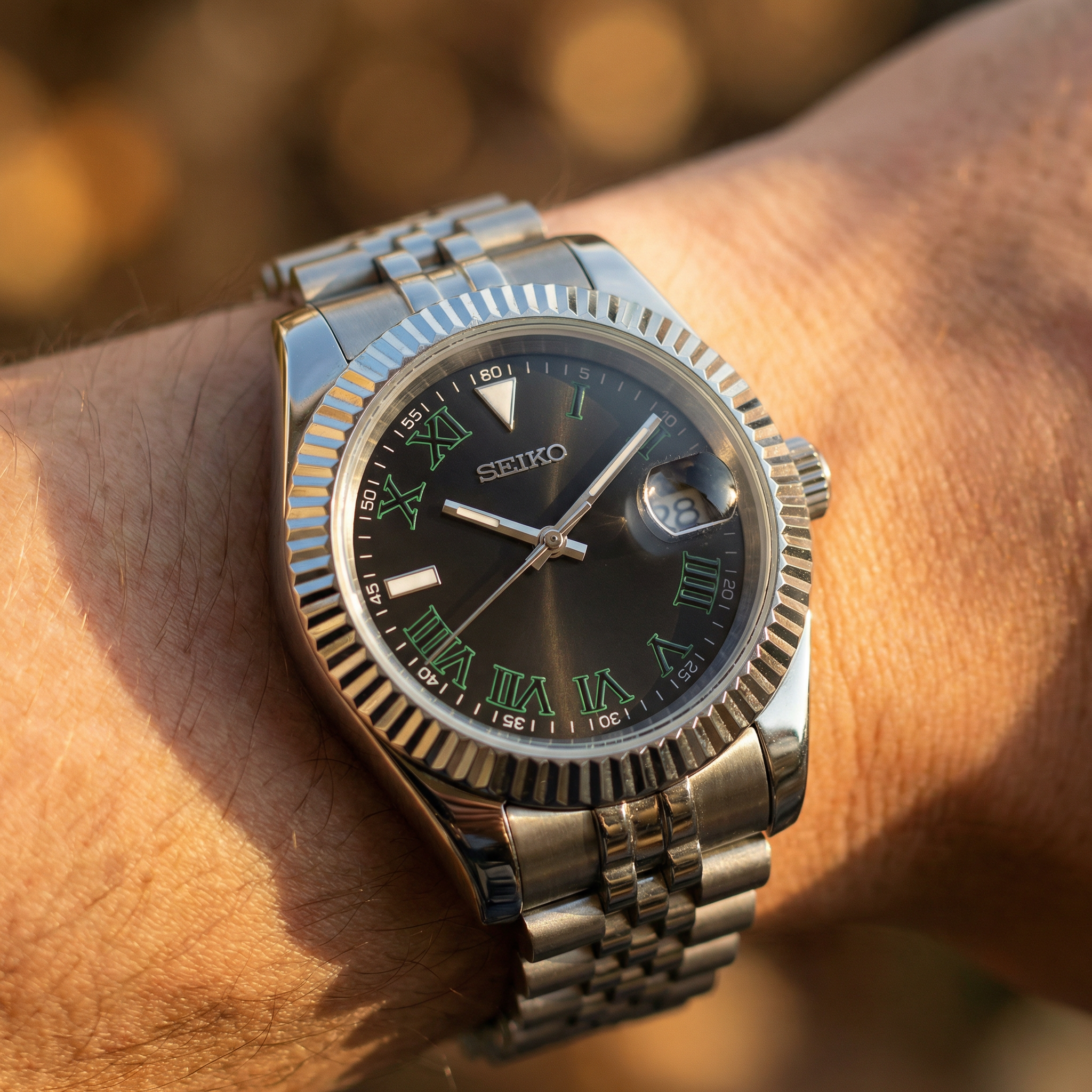 Mod Datejust Black Wimbledon