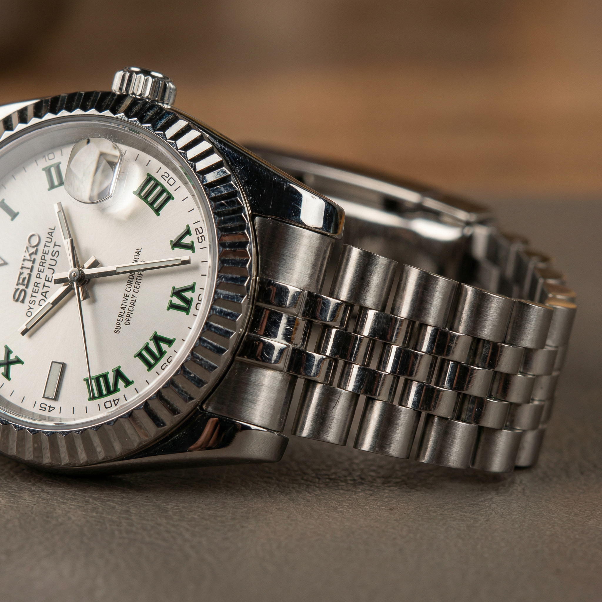 Mod Datejust White Wimbledon